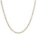 Diamond Three Prong Tennis chain image 0