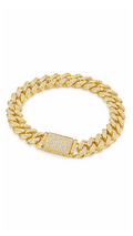 10k Gold Diamond Miami Cuban Bracelet