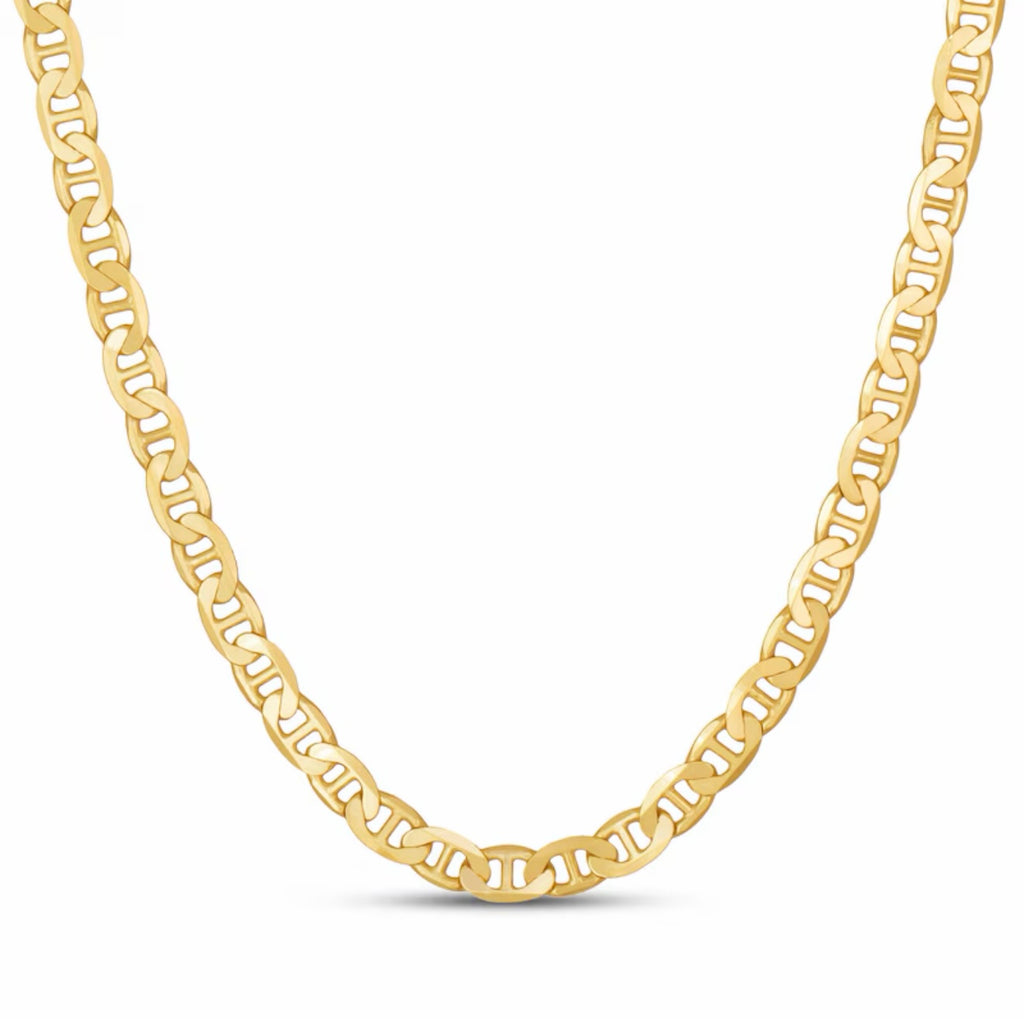 Solid Gold Mariner Necklace