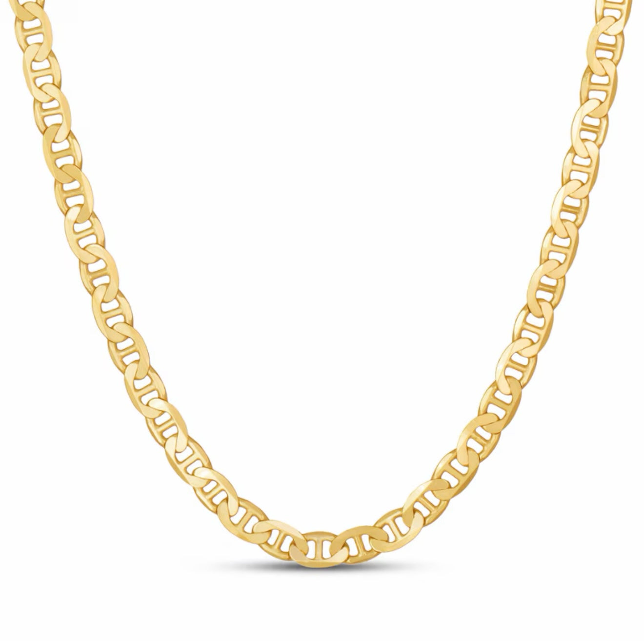 Solid Gold Mariner Necklace