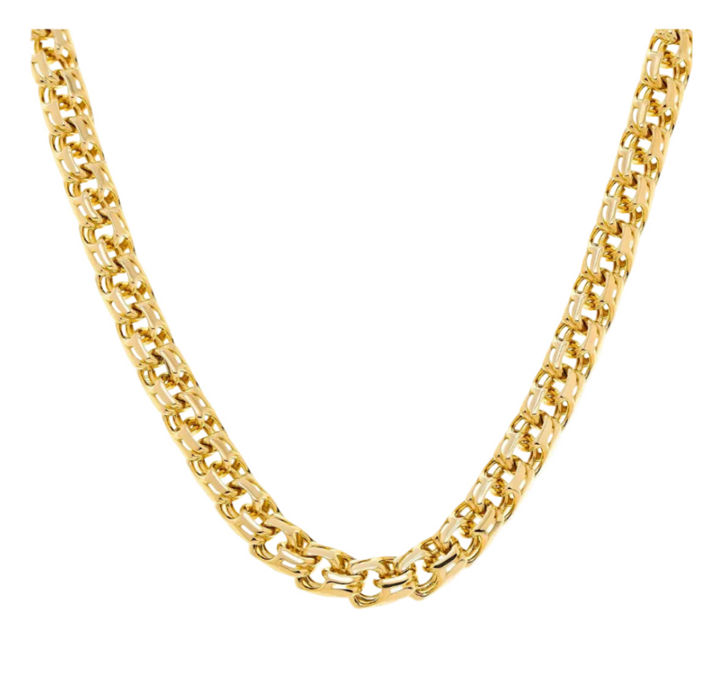 Solid Gold Chino Necklace