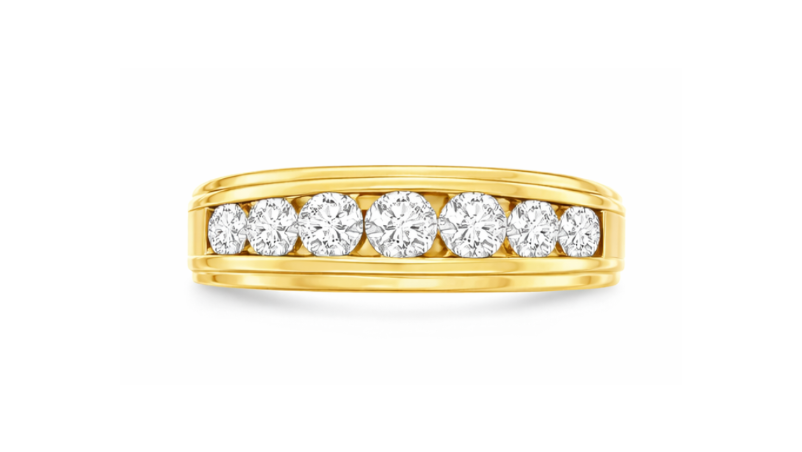 Men's 10k Diamond Wedding Band